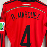 Shop 2014/15 MEXICO R.MARQUEZ #4 L/S AWAY SHIRT (S) ADIDAS, classic football shirts, vintage football shirts & retro soccer jerseys at Cult Kits