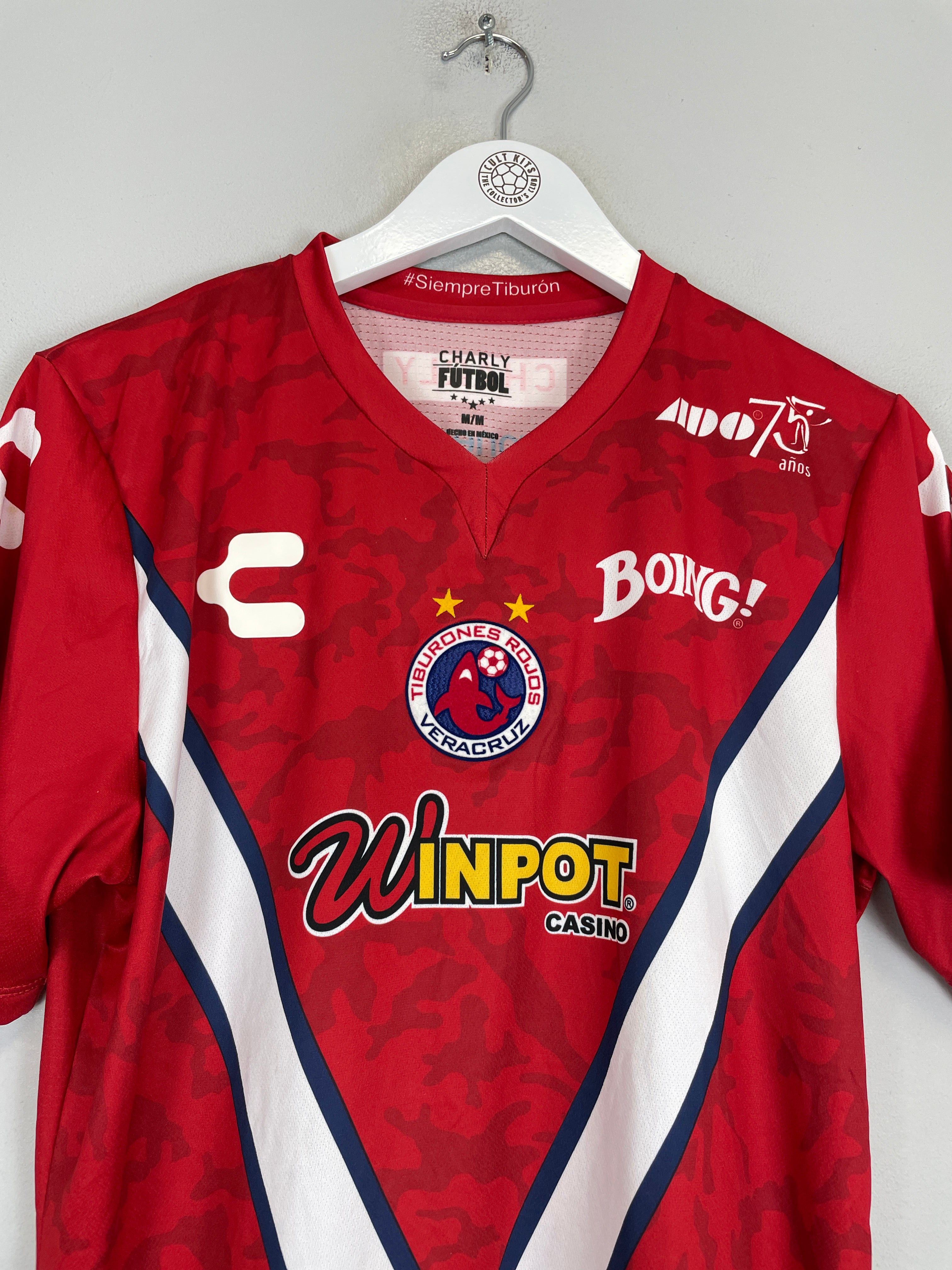 Shop 2014/15 CD VERACRUZ JEHU #5 HOME SHIRT (M) CHARLY, classic football shirts, vintage football shirts & retro soccer jerseys at Cult Kits