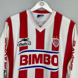 Shop 2001/02 NECAXA HOME SHIRT (M) ATLETICA, classic football shirts, vintage football shirts & retro soccer jerseys at Cult Kits