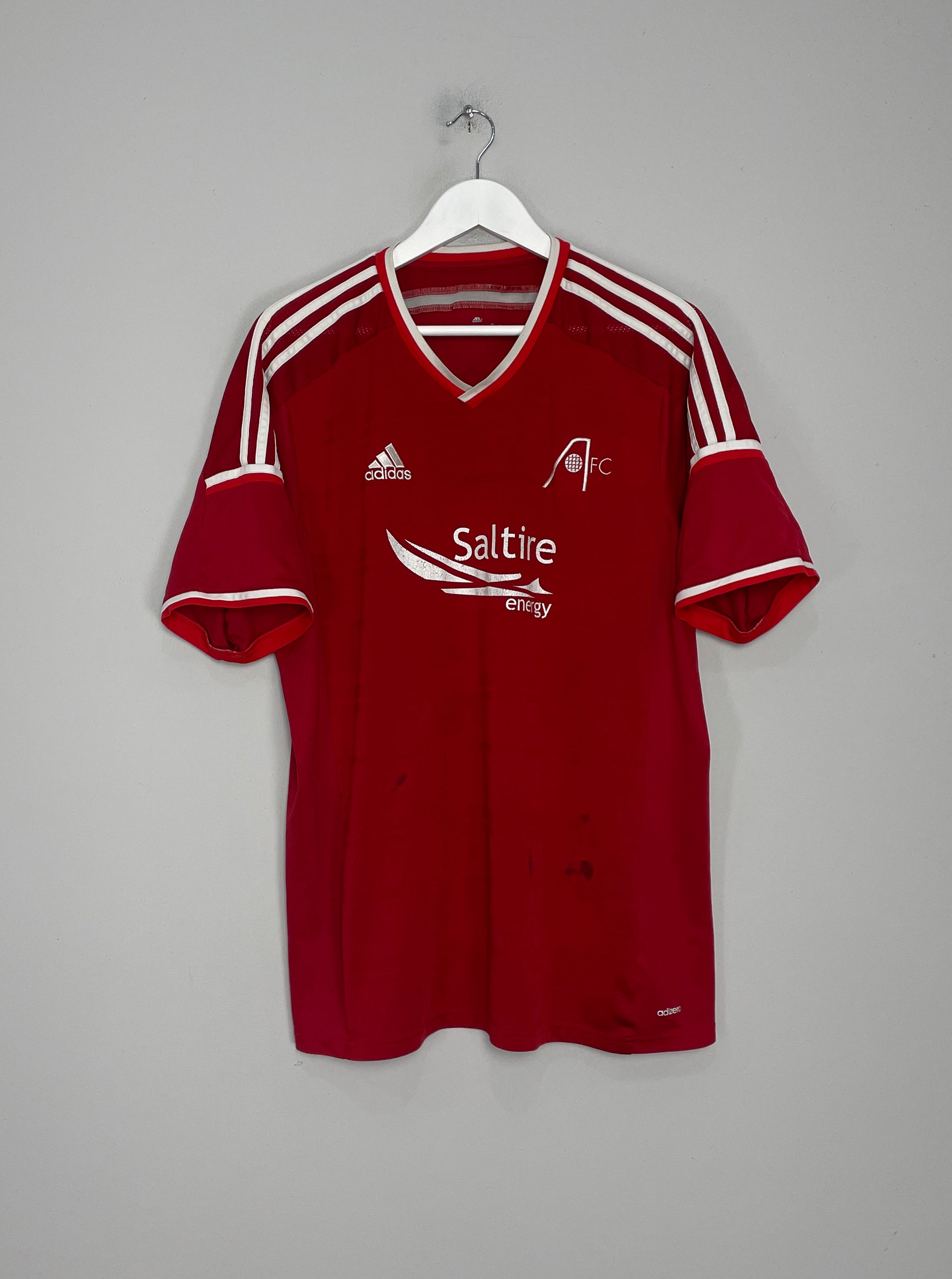 Shop 2014/15 ABERDEEN HOME SHIRT (XXL) ADIDAS, classic football shirts, vintage football shirts & retro soccer jerseys at Cult Kits
