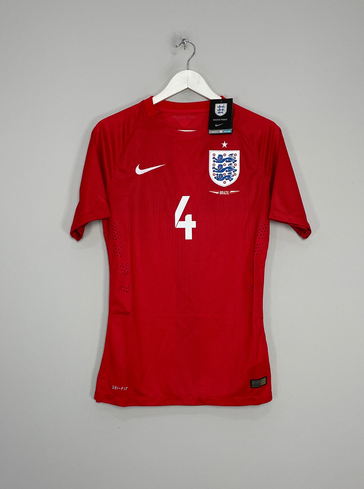 2014/15 ENGLAND GERRARD #4 *BNWT* PLAYER ISSUE AWAY SHIRT (S) NIKE