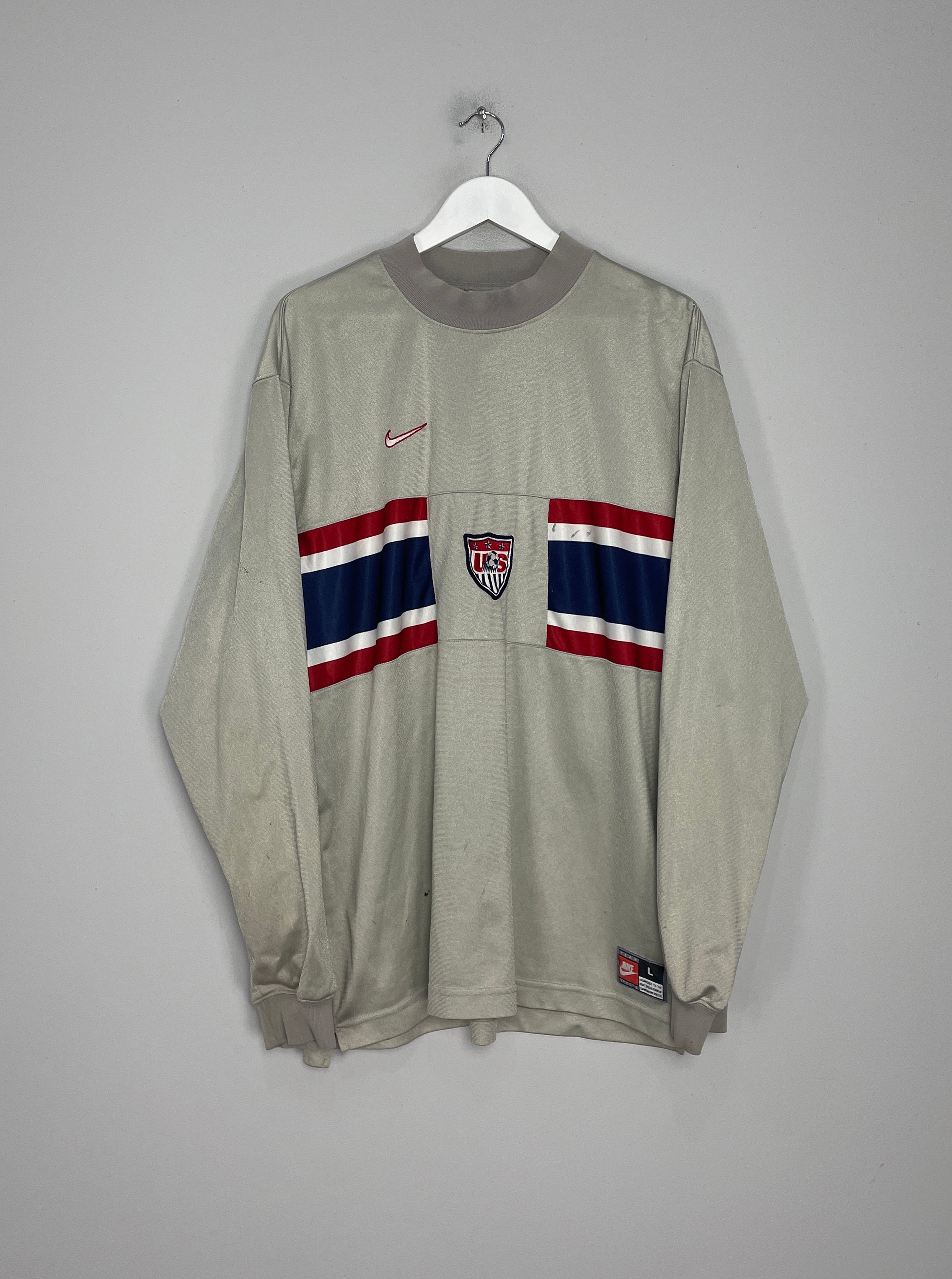 Shop 1995/98 USA GK SHIRT (L) NIKE, classic football shirts, vintage football shirts & retro soccer jerseys at Cult Kits