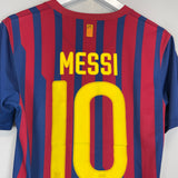 2011/12 BARCELONA MESSI #10 HOME SHIRT (S) NIKE