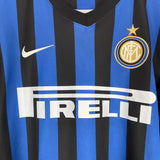 Shop 2012/13 INTER MILAN FORLAN #9 HOME SHIRT (L) NIKE BASIC, classic football shirts, vintage football shirts & retro soccer jerseys at Cult Kits