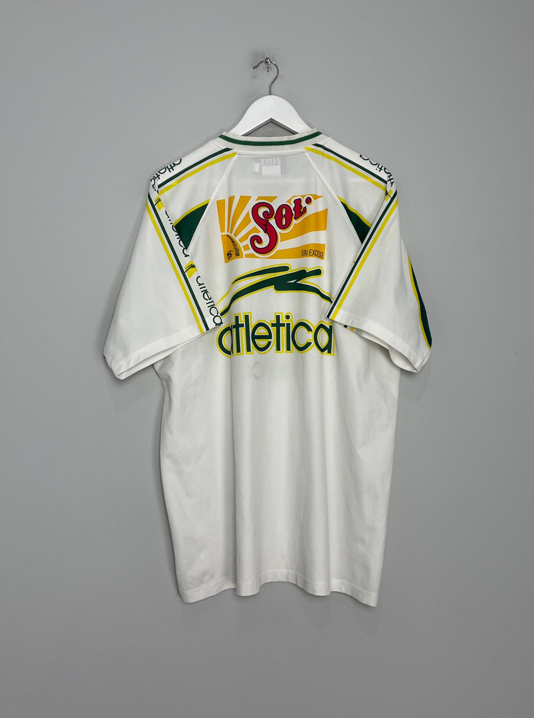 Shop 1997/98 LEON FC TRAINING SHIRT (XL) ATLETICA, classic football shirts, vintage football shirts & retro soccer jerseys at Cult Kits
