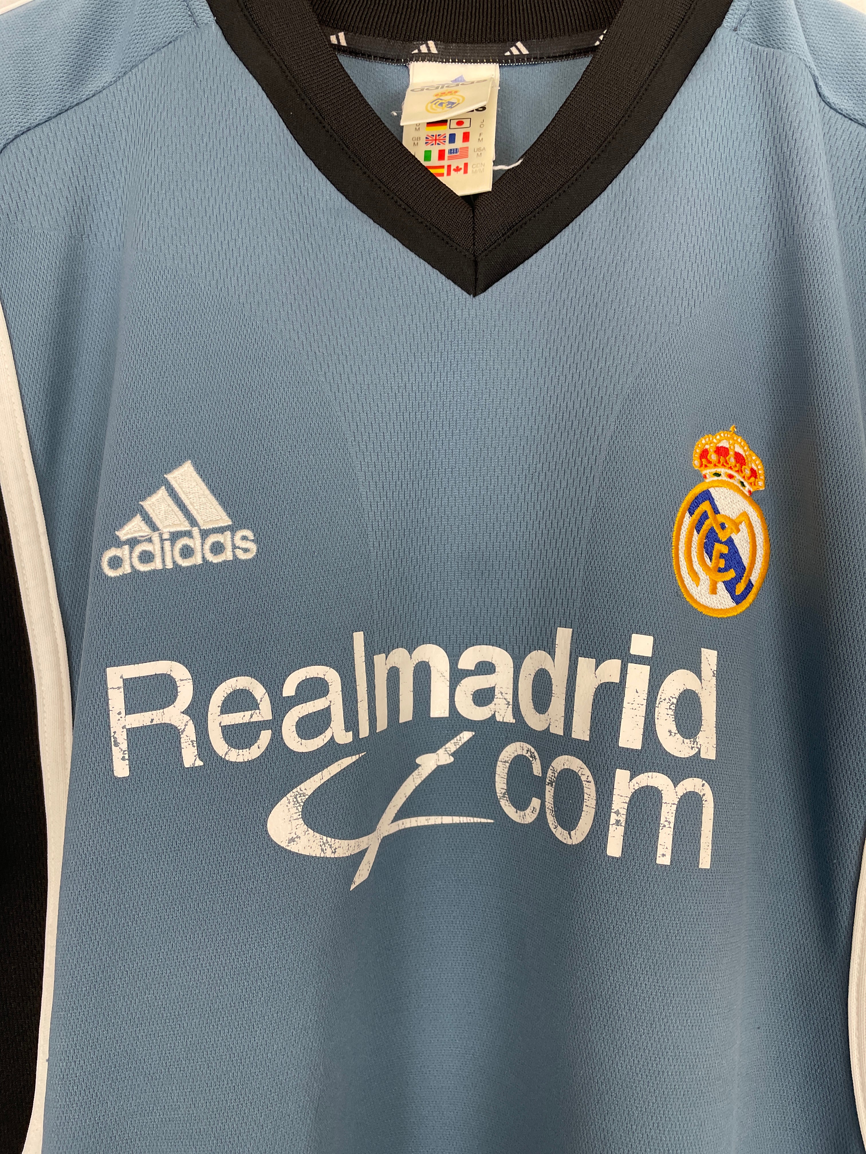 Shop 2001/02 REAL MADRID GUTI #14 THIRD SHIRT (M) ADIDAS, classic football shirts, vintage football shirts & retro soccer jerseys at Cult Kits