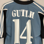 Shop 2001/02 REAL MADRID GUTI #14 THIRD SHIRT (M) ADIDAS, classic football shirts, vintage football shirts & retro soccer jerseys at Cult Kits