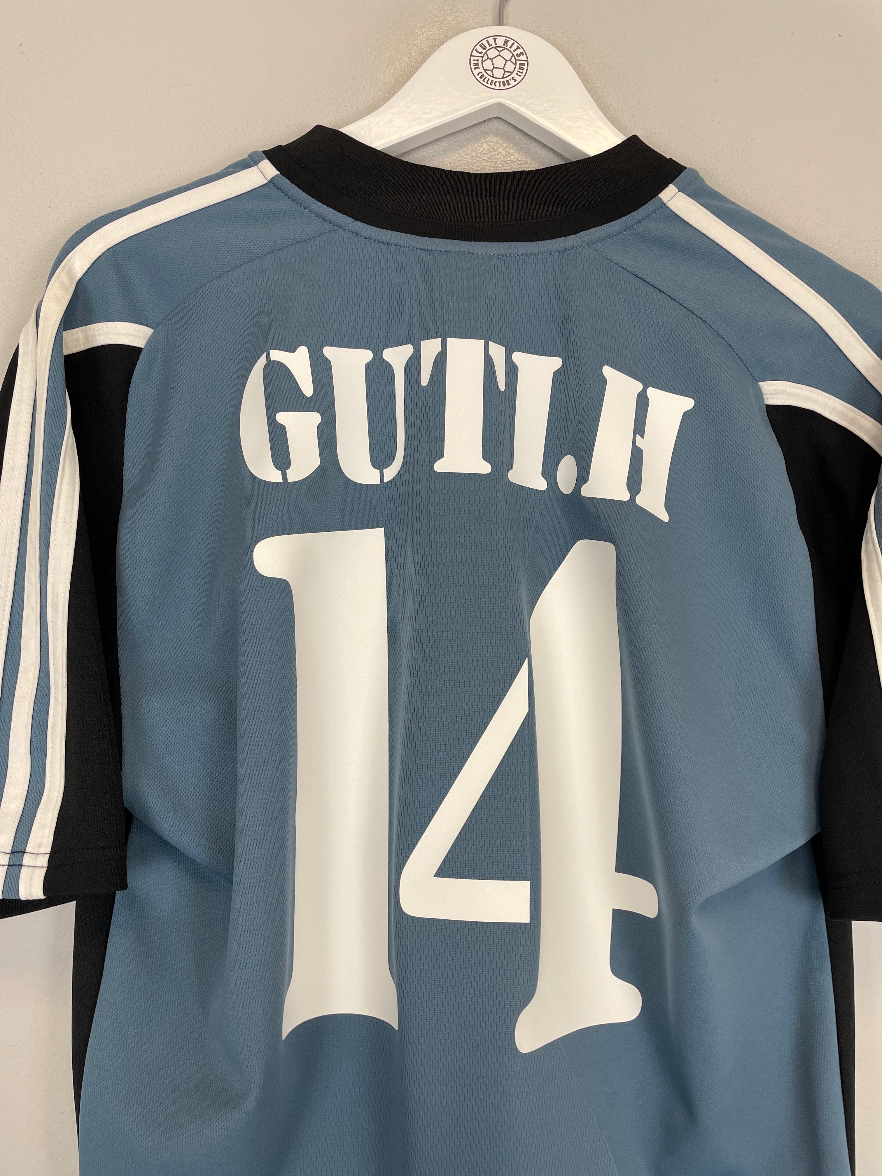 Shop 2001/02 REAL MADRID GUTI #14 THIRD SHIRT (M) ADIDAS, classic football shirts, vintage football shirts & retro soccer jerseys at Cult Kits