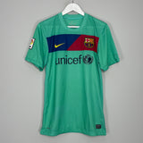 Shop 2010/11 BARCELONA A.INIESTA #8 AWAY SHIRT (S) NIKE, classic football shirts, vintage football shirts & retro soccer jerseys at Cult Kits