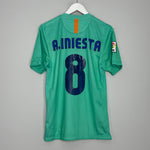 Shop 2010/11 BARCELONA A.INIESTA #8 AWAY SHIRT (S) NIKE, classic football shirts, vintage football shirts & retro soccer jerseys at Cult Kits