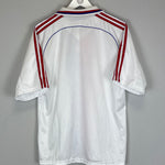 Shop 1998/99 LYON *SIGNED* HOME SHIRT (M) ADIDAS, classic football shirts, vintage football shirts & retro soccer jerseys at Cult Kits
