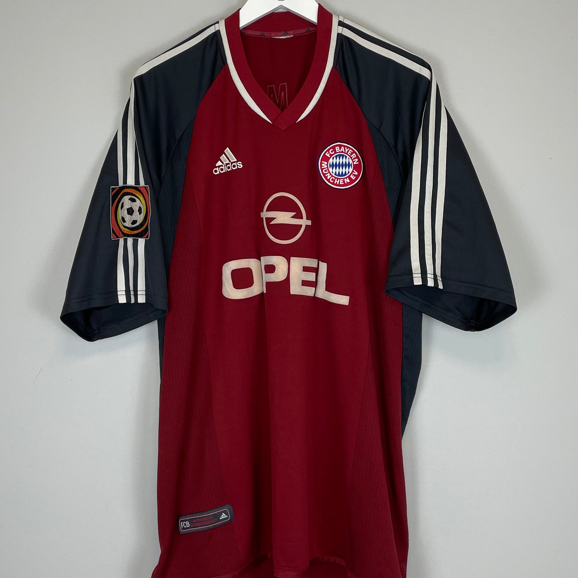 Shop 2001/02 BAYERN MUNICH SCHOLL #7 HOME SHIRT (XXL) ADIDAS, classic football shirts, vintage football shirts & retro soccer jerseys at Cult Kits