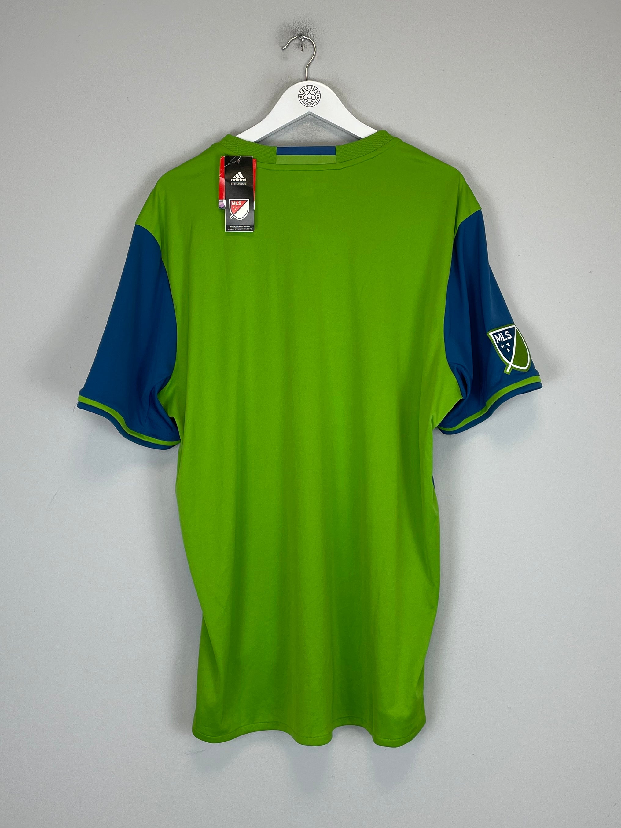 Shop 2016/17 SEATTLE SOUNDERS *BNWT* HOME SHIRT (XXL) ADIDAS, classic football shirts, vintage football shirts & retro soccer jerseys at Cult Kits