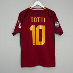 Shop 2016/17 ROMA TOTTI #10 TRIBUTE HOME SHIRT (M) NIKE, classic football shirts, vintage football shirts & retro soccer jerseys at Cult Kits