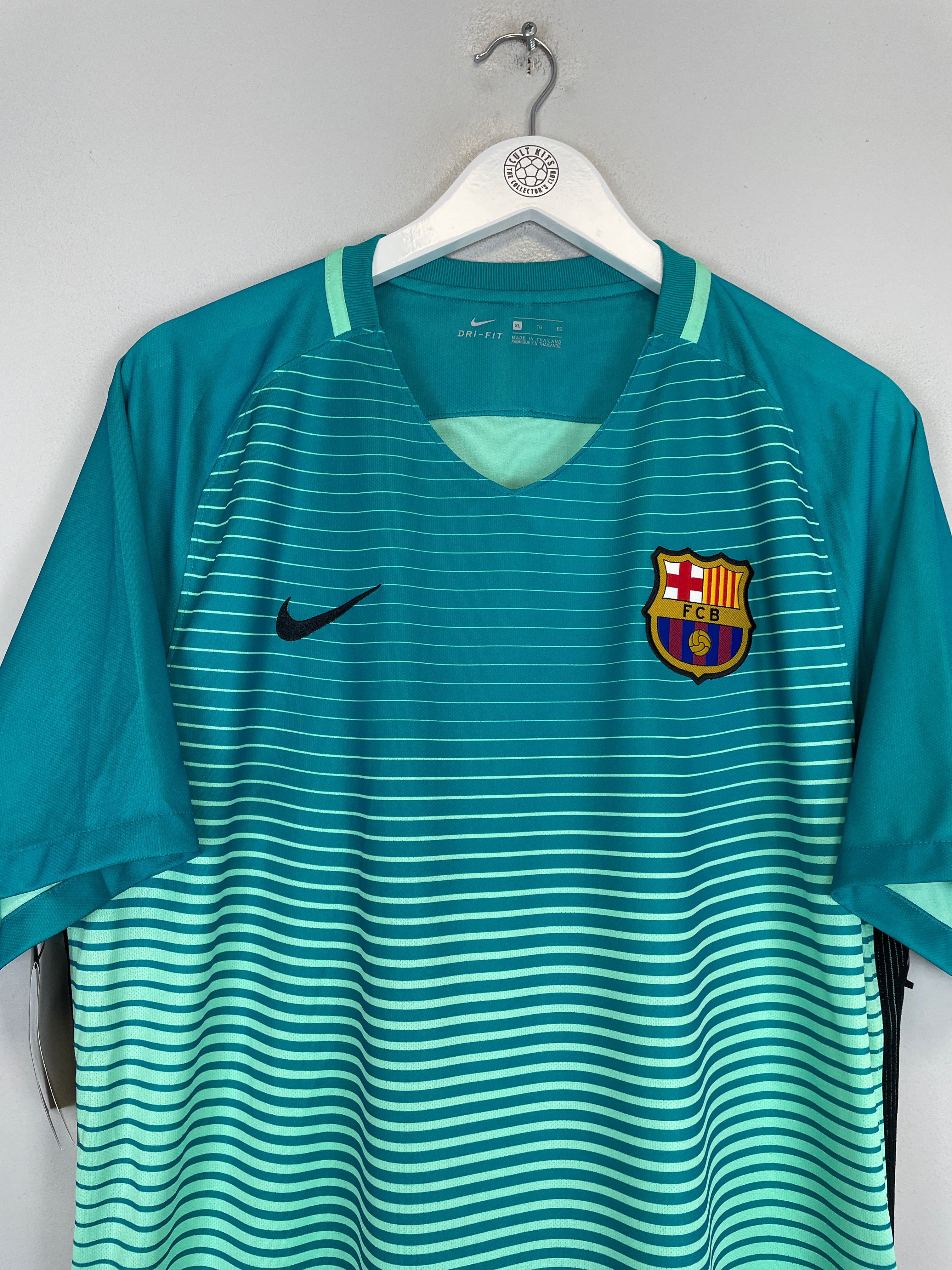 Shop 2016/17 BARCELONA NEYMAR #11 *BNWT* THIRD SHIRT (XL) NIKE, classic football shirts, vintage football shirts & retro soccer jerseys at Cult Kits
