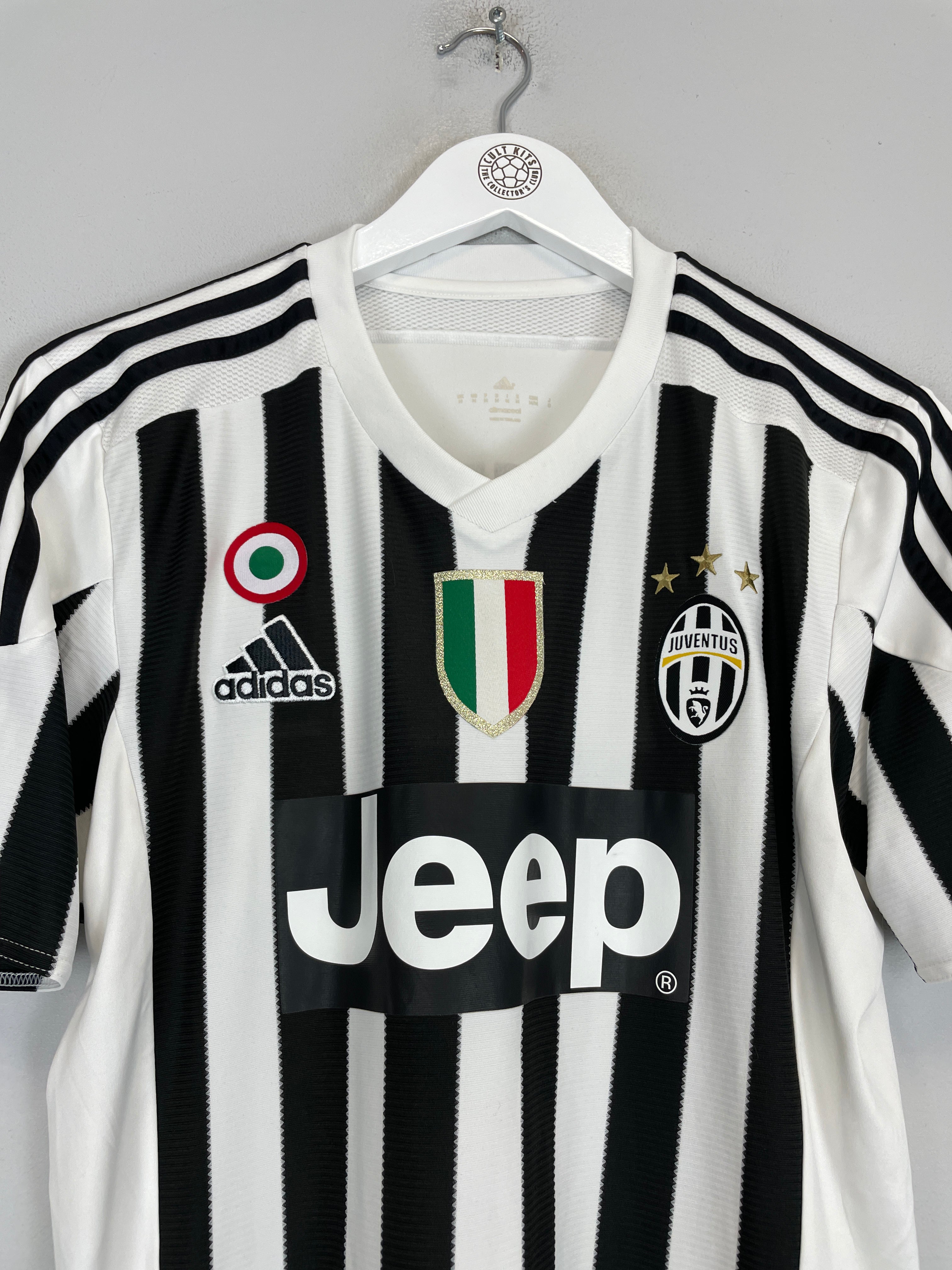 Shop 2015/16 JUVENTUS POGBA #10 HOME SHIRT (M) ADIDAS, classic football shirts, vintage football shirts & retro soccer jerseys at Cult Kits