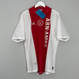Shop 2001/02 AJAX ZLATAN #9 *BNWT* HOME SHIRT (L) ADIDAS, classic football shirts, vintage football shirts & retro soccer jerseys at Cult Kits