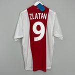 Shop 2001/02 AJAX ZLATAN #9 *BNWT* HOME SHIRT (L) ADIDAS, classic football shirts, vintage football shirts & retro soccer jerseys at Cult Kits
