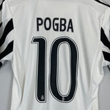 Shop 2015/16 JUVENTUS POGBA #10 HOME SHIRT (M) ADIDAS, classic football shirts, vintage football shirts & retro soccer jerseys at Cult Kits