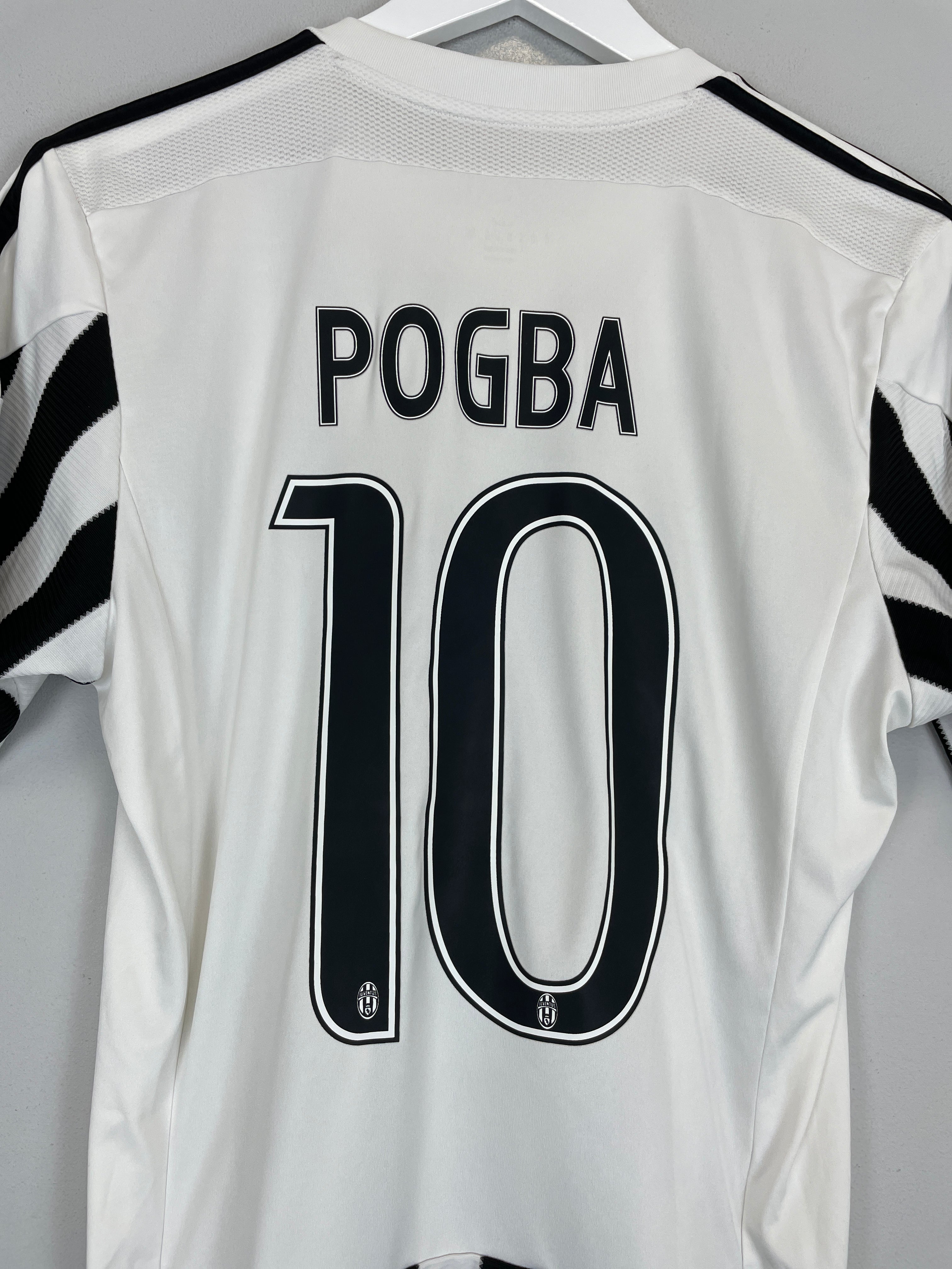 Shop 2015/16 JUVENTUS POGBA #10 HOME SHIRT (M) ADIDAS, classic football shirts, vintage football shirts & retro soccer jerseys at Cult Kits
