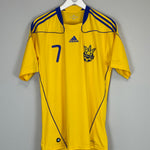 Shop 2010/12 UKRAINE SHEVCHENKO #7 *BNWT* HOME SHIRT (L) ADIDAS, classic football shirts, vintage football shirts & retro soccer jerseys at Cult Kits