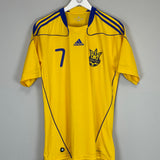 Shop 2010/12 UKRAINE SHEVCHENKO #7 *BNWT* HOME SHIRT (L) ADIDAS, classic football shirts, vintage football shirts & retro soccer jerseys at Cult Kits