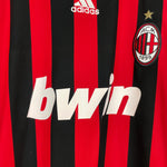 Shop 2009/10 AC MILAN RONALDINHO #10 L/S C/L HOME SHIRT (M) ADIDAS, classic football shirts, vintage football shirts & retro soccer jerseys at Cult Kits