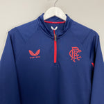 Shop 2023/24 RANGERS DRILL TOP (M) CASTORE, classic football shirts, vintage football shirts & retro soccer jerseys at Cult Kits
