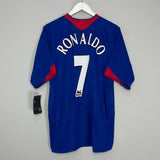 Shop 2005/06 MANCHESTER UNITED RONALDO #7 *BNWT* AWAY SHIRT (L) NIKE, classic football shirts, vintage football shirts & retro soccer jerseys at Cult Kits