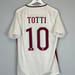 Shop 2016/17 ROMA TOTTI #10 AWAY SHIRT (M) NIKE, classic football shirts, vintage football shirts & retro soccer jerseys at Cult Kits