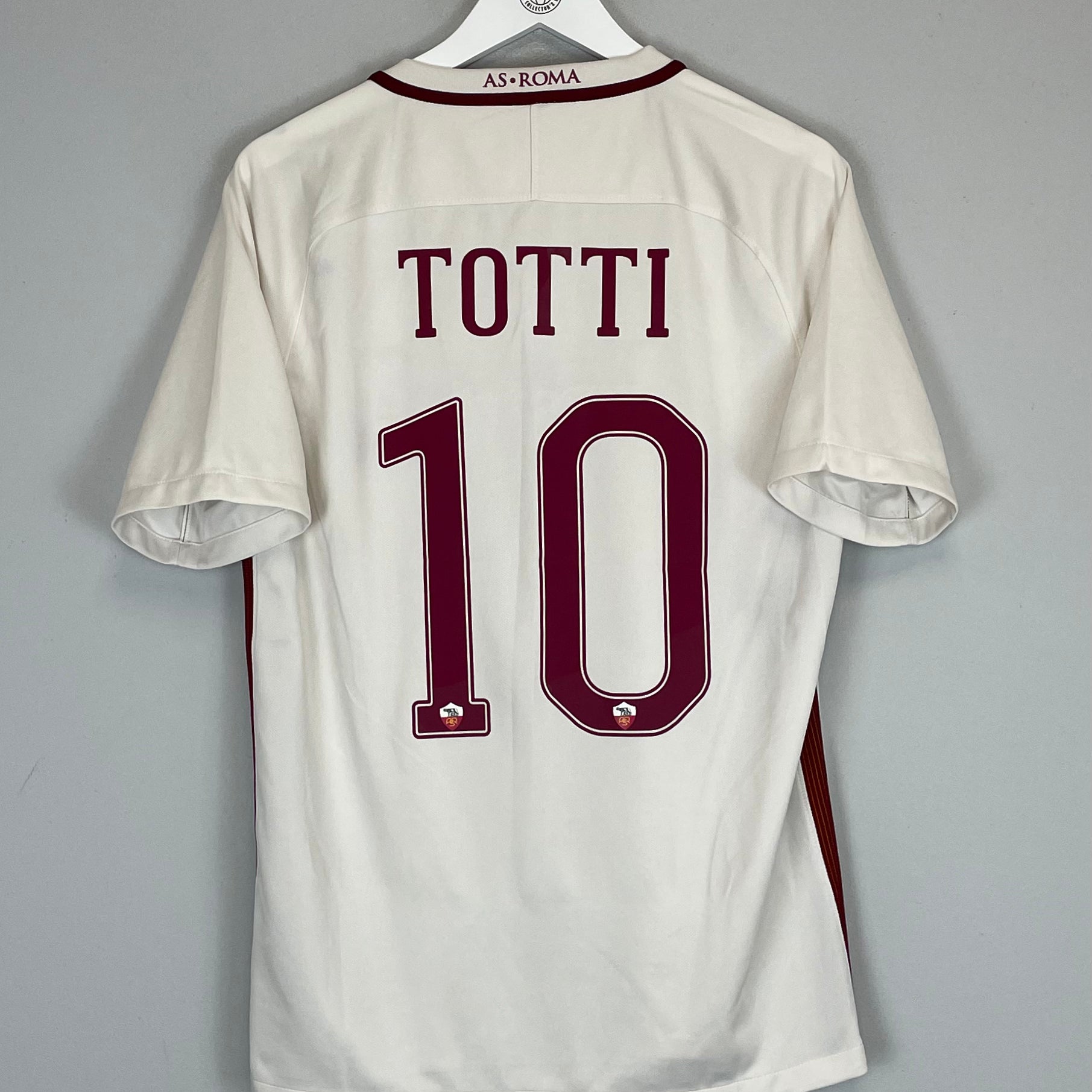 Shop 2016/17 ROMA TOTTI #10 AWAY SHIRT (M) NIKE, classic football shirts, vintage football shirts & retro soccer jerseys at Cult Kits