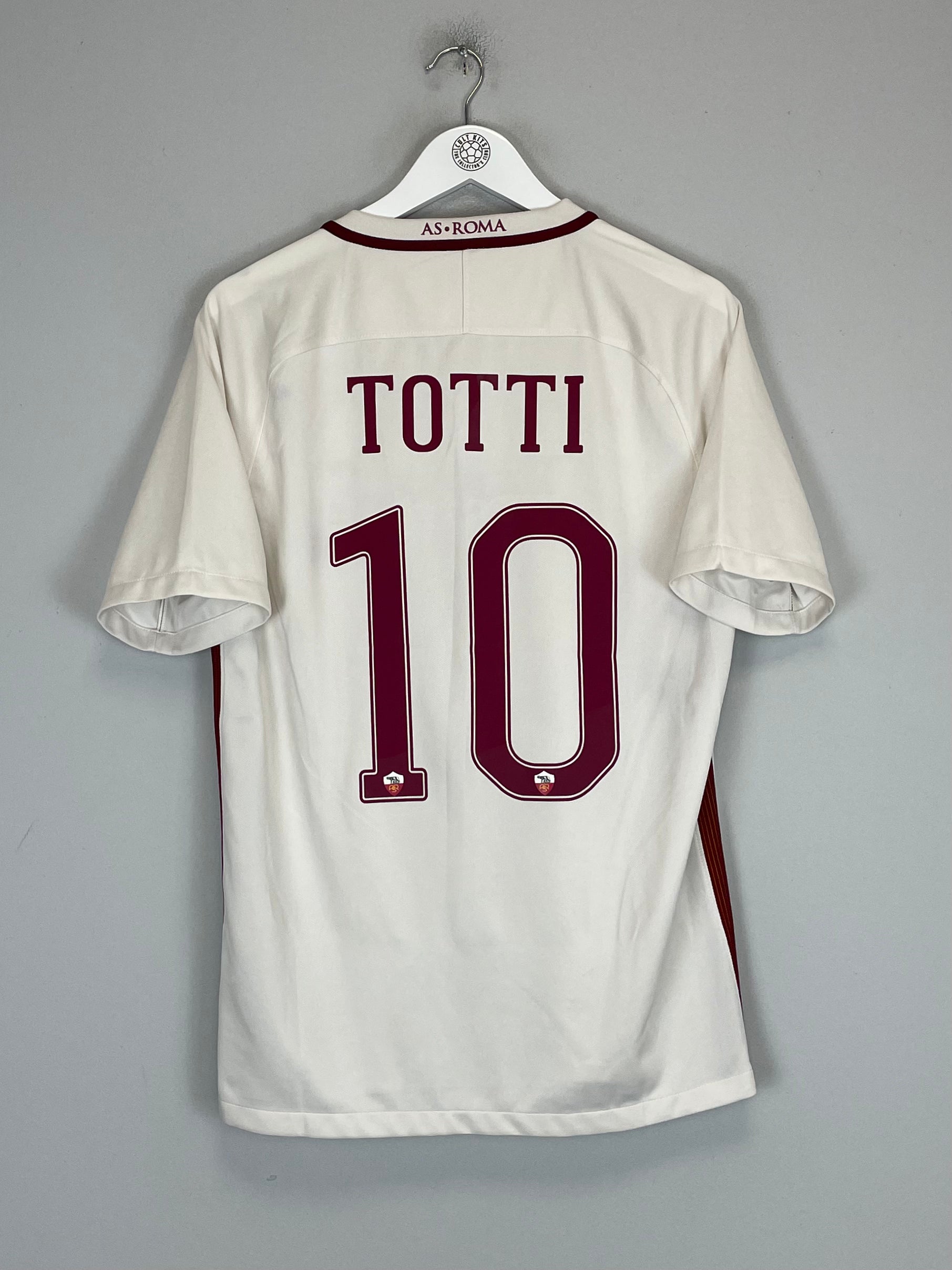Shop 2016/17 ROMA TOTTI #10 AWAY SHIRT (M) NIKE, classic football shirts, vintage football shirts & retro soccer jerseys at Cult Kits