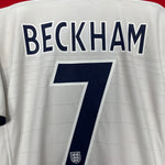 Shop 2003/05 ENGLAND BECKHAM #7 HOME SHIRT (L) UMBRO, classic football shirts, vintage football shirts & retro soccer jerseys at Cult Kits