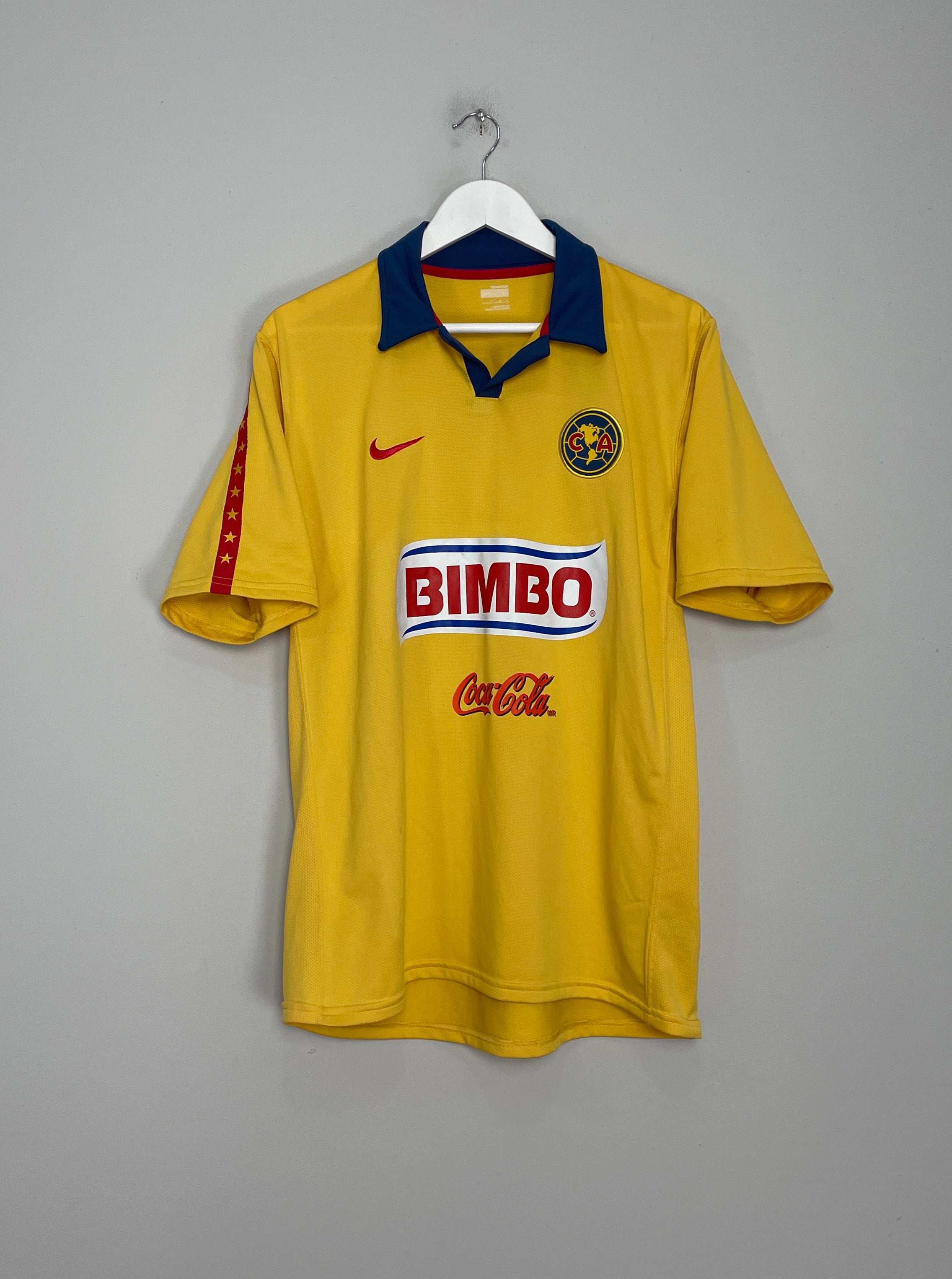Shop 2006/07 CLUB AMERICA C.BLANCO #10 HOME SHIRT (L) NIKE, classic football shirts, vintage football shirts & retro soccer jerseys at Cult Kits