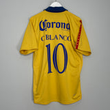 Shop 2006/07 CLUB AMERICA C.BLANCO #10 HOME SHIRT (L) NIKE, classic football shirts, vintage football shirts & retro soccer jerseys at Cult Kits