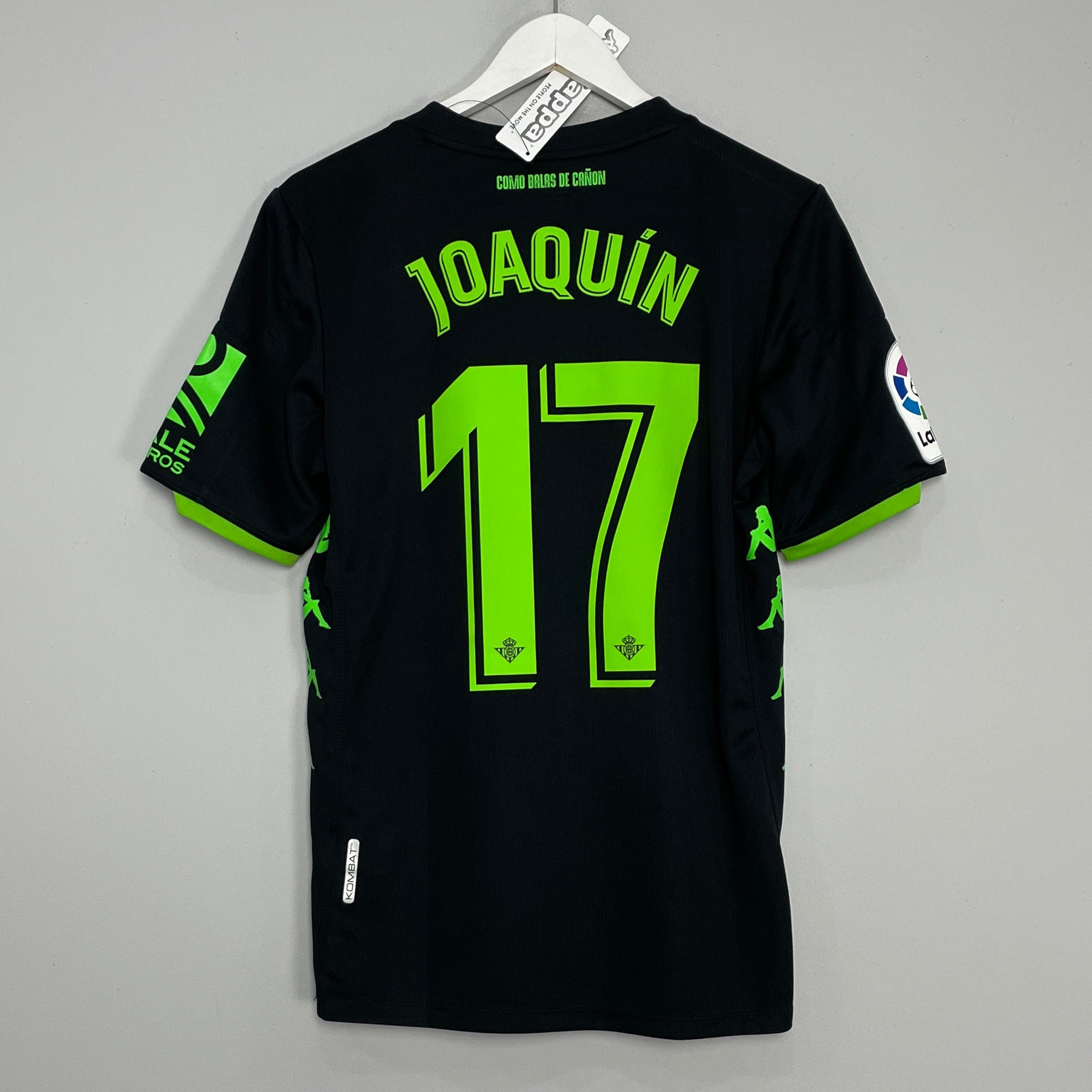 Shop 2019/20 REAL BETIS JOAQUIN #17 *BNWT* AWAY SHIRT (M) KAPPA, classic football shirts, vintage football shirts & retro soccer jerseys at Cult Kits
