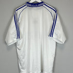 Shop 1998/99 AUXERRE HOME SHIRT (L) ADIDAS, classic football shirts, vintage football shirts & retro soccer jerseys at Cult Kits