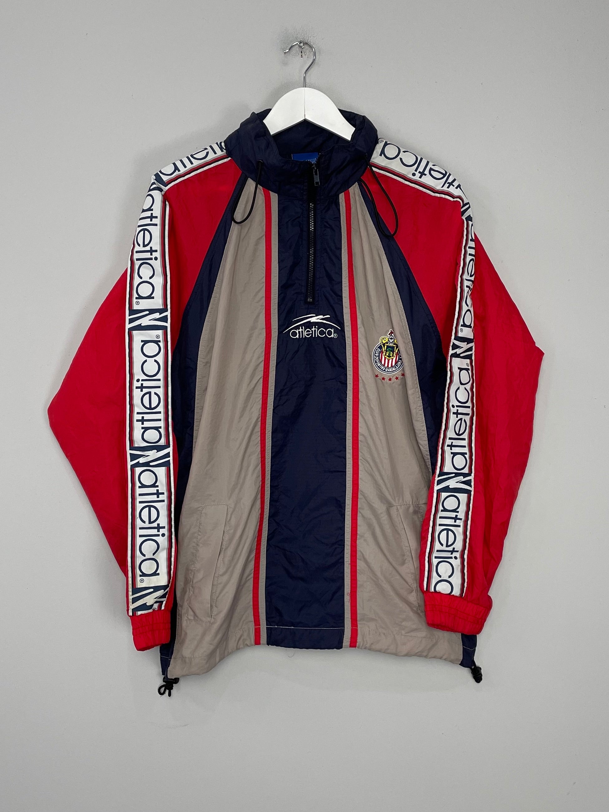 Shop 1998/00 CHIVAS GUADALARA 1/4 ZIP JACKET (M) ATLETICA, classic football shirts, vintage football shirts & retro soccer jerseys at Cult Kits