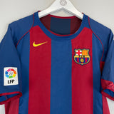 Shop 2004/05 BARCELONA MESSI #10 HOME SHIRT (S) NIKE, classic football shirts, vintage football shirts & retro soccer jerseys at Cult Kits