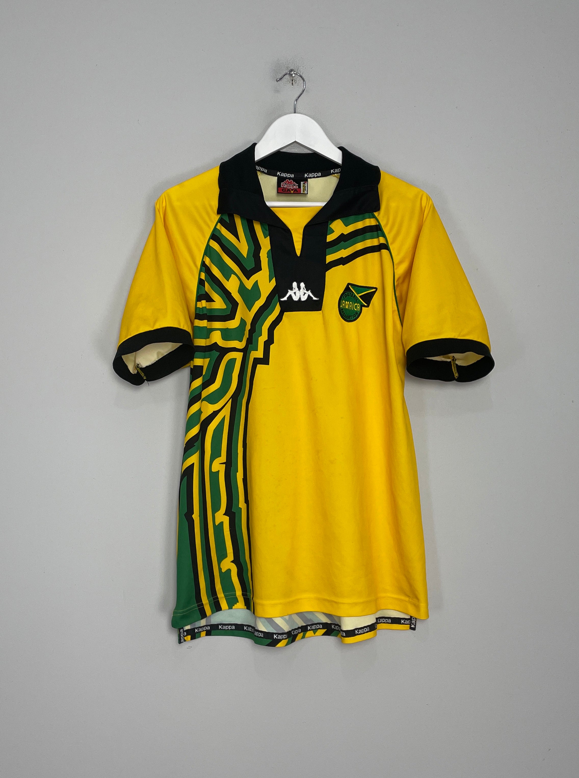 Shop 1998/00 JAMAICA HOME SHIRT (L) KAPPA, classic football shirts, vintage football shirts & retro soccer jerseys at Cult Kits