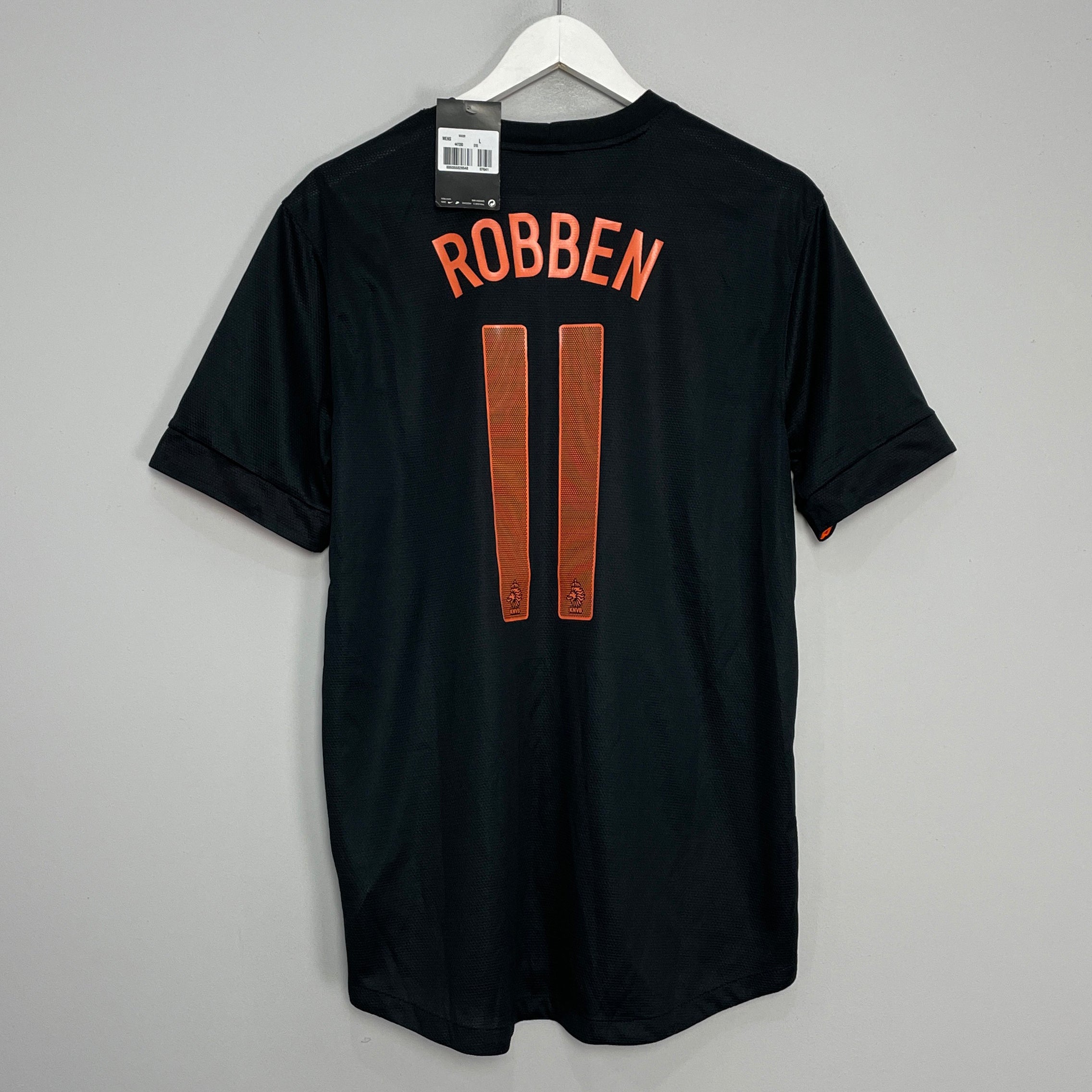 Shop 2012/13 NETHERLANDS ROBBEN #11 *BNWT* AWAY SHIRT (L) NIKE, classic football shirts, vintage football shirts & retro soccer jerseys at Cult Kits