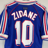 Shop 1998/00 FRANCE ZIDANE #10 HOME SHIRT (M) ADIDAS, classic football shirts, vintage football shirts & retro soccer jerseys at Cult Kits