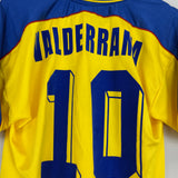 1998/00 COLOMBIA VALDERAMMA #10 HOME SHIRT (M) REEBOK