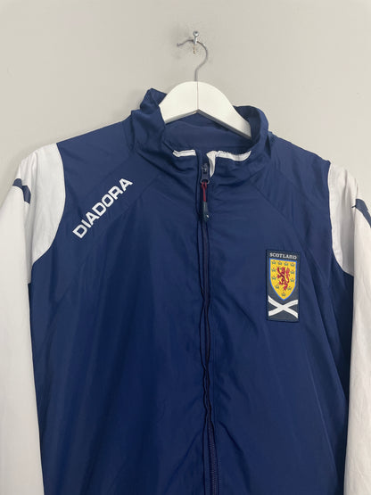 2005/06 SCOTLAND TRAINING JACKET (XL) DIADORA