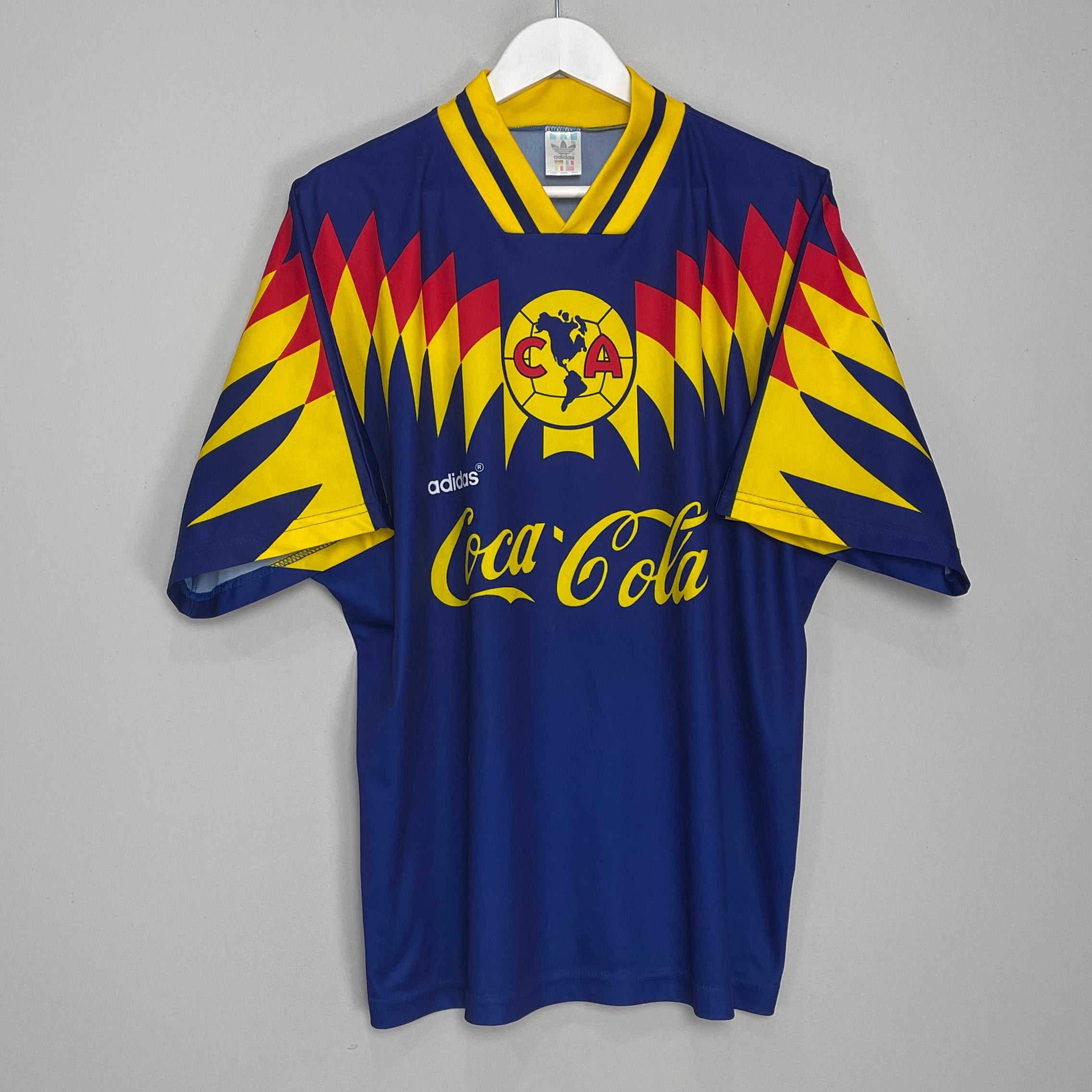 Shop 1994/96 CLUB AMERICA AWAY SHIRT (L) ADIDAS, classic football shirts, vintage football shirts & retro soccer jerseys at Cult Kits