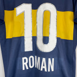 2008/09 BOCA JUNIORS ROMAN #10 HOME SHIRT (L) NIKE