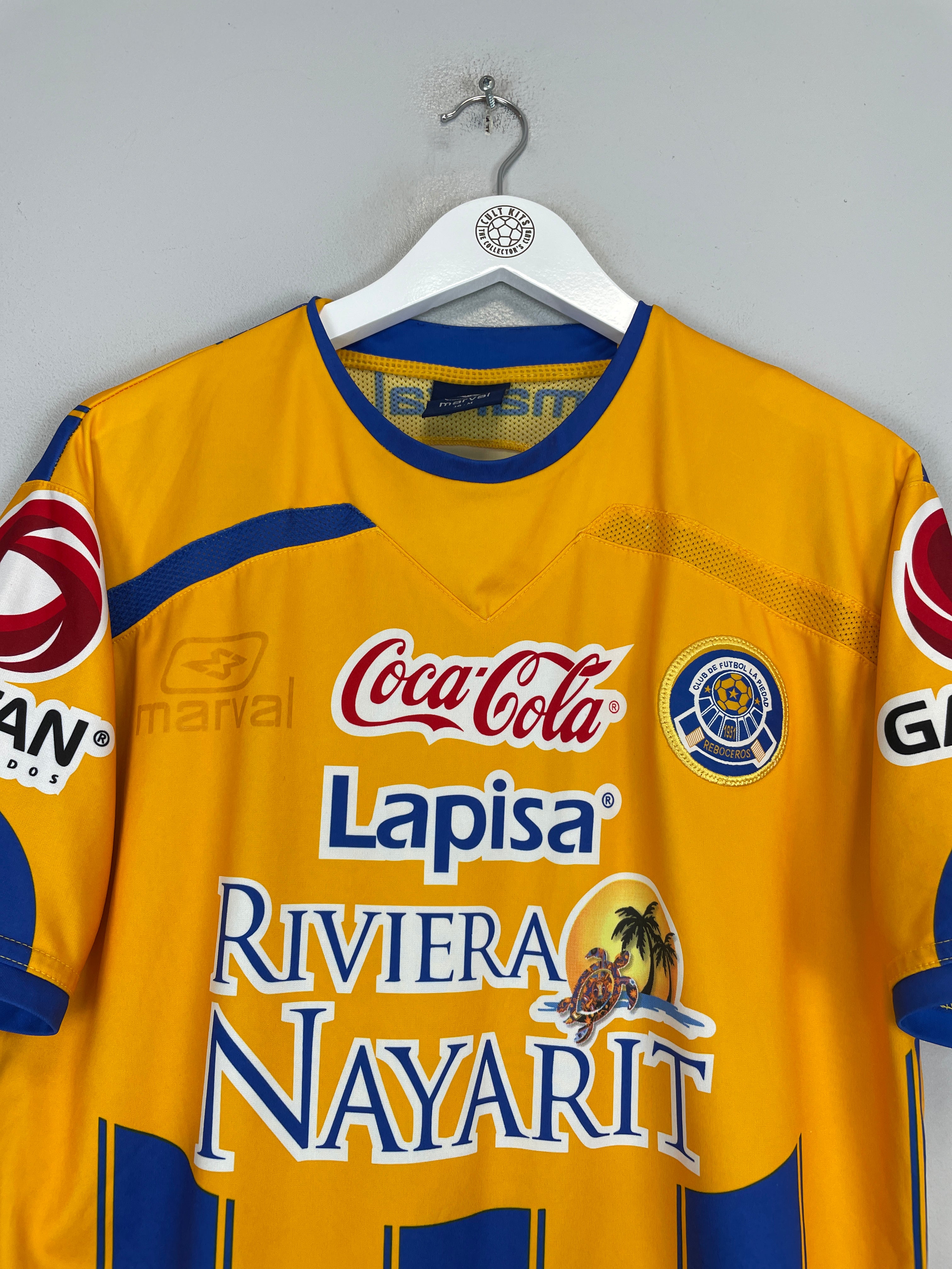 Shop 2005 LA PIEDAD #23 HOME SHIRT (M) MARVAL, classic football shirts, vintage football shirts & retro soccer jerseys at Cult Kits