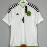 Shop 2015/16 MEXICO MARQUEZ #4 *BNWT* AWAY SHIRT (L) ADIDAS, classic football shirts, vintage football shirts & retro soccer jerseys at Cult Kits