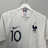 Shop 2018/19 FRANCE MBAPPE #10 AWAY SHIRT (L) NIKE, classic football shirts, vintage football shirts & retro soccer jerseys at Cult Kits