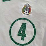 2004/06 Mexico Marquez #4 Player Issue Away Shirt (M) Nike